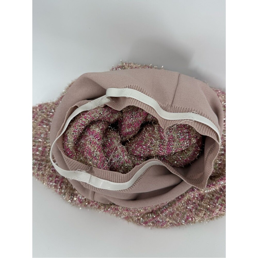 Zara Metallic Tweed Strapless Maxi Dress | Pink Multi | Small - Picture 8 of 11